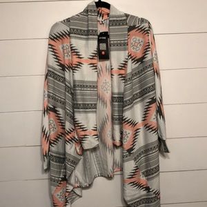 Open cardigan